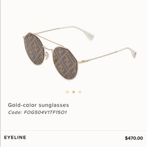 Fendi Eyeline Sunglasses